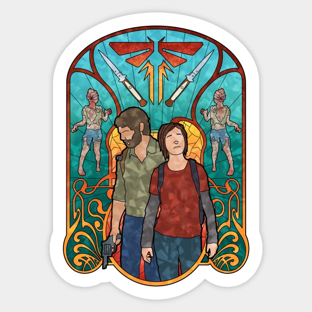 Tlou Glass - The beginning Sticker by VixPeculiar